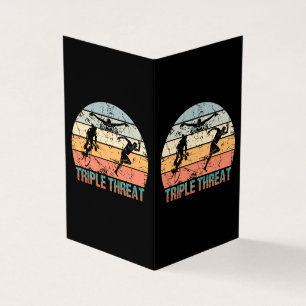Tarjeta Triple amenaza - Atleta Triatlón
