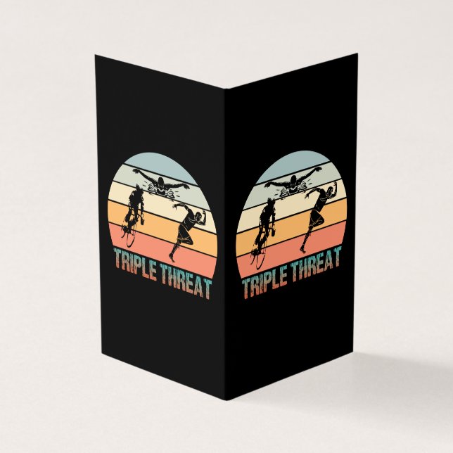 Tarjeta Triple amenaza - Triathlon Sunset (Exterior)