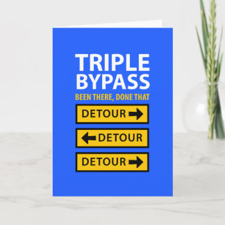 Tarjeta Triple superviviente de Bypass Funny se lleva bien