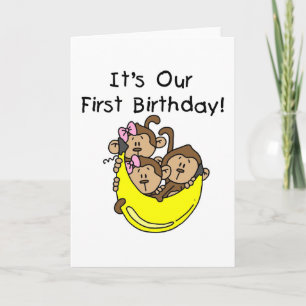 Tarjeta Triples 1er - Dos Chicas Un Chico Camisetas y Rega