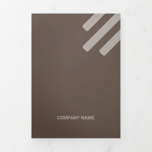 Tarjeta Tríptica Amar el tono marrón cuadrado de los códigos Qr