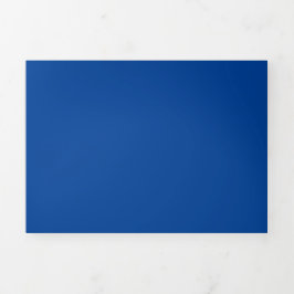 Tarjeta Tríptica Azul Muerto, Gris Waikawa, Boda,