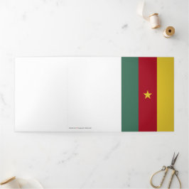 Tarjeta Tríptica Bandera de Camerún
