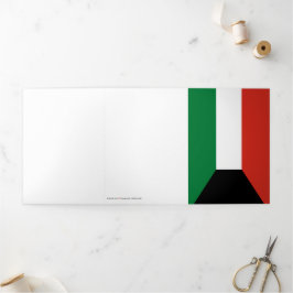 Tarjeta Tríptica Bandera de Kuwait