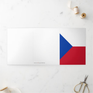 Tarjeta Tríptica Bandera de la República Checa