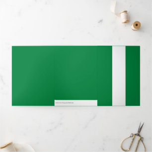 Tarjeta Tríptica Bandera de Nigeria