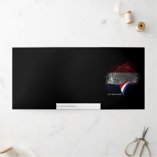 Tarjeta Tríptica bandera de Países Bajos