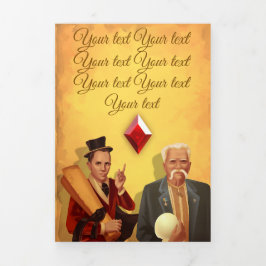 Tarjeta Tríptica Brochure Ukraine