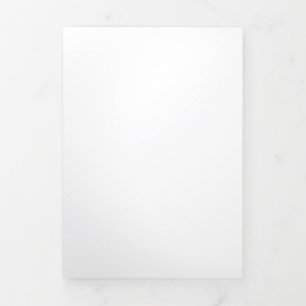 Tarjeta Tríptica Crear su propio blanco
