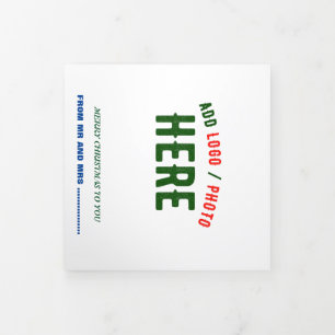 TARJETA TRÍPTICA ELEGANTES PERSONALIZABLES BLANCOS VERIFICADOS DE M