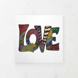 Tarjeta Tríptica Feliz Año Nuevo