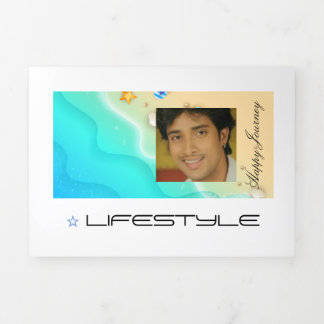 Tarjeta Tríptica Feliz viaje-ESTILO