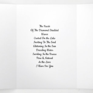 Tarjeta Tríptica Fetos de amor