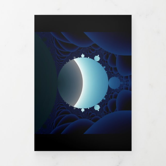 Tarjeta Tríptica Fractal Sky (Foto de portada)