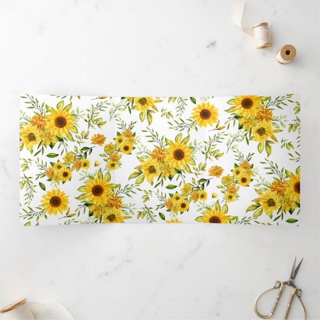 Tarjeta Tríptica Giro acuático 8 (Interior)