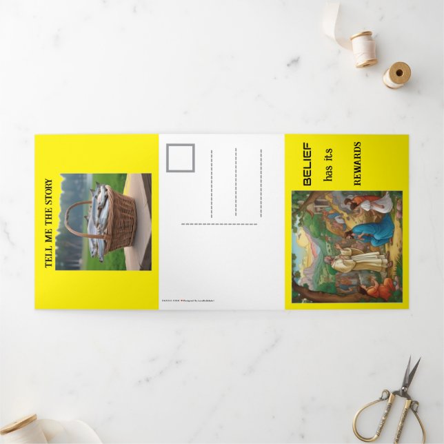 TARJETA TRÍPTICA HISTORIA DE BIBLIOTECA DE ACTIVIDAD (Exterior)