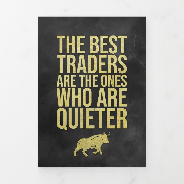Tarjeta Tríptica Inversor Los Mejores Traders (Foto de portada)