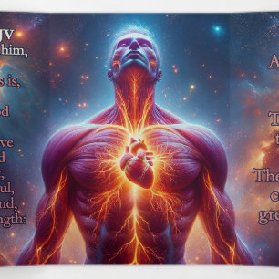 Tarjeta Tríptica Marcos 12:29-31 KJV Tract - Concentración de la me