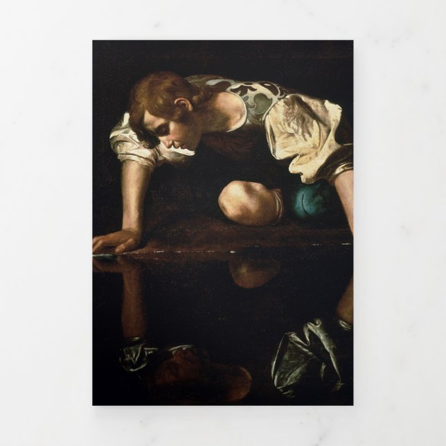 Tarjeta Tríptica Narciso (Foto de portada)