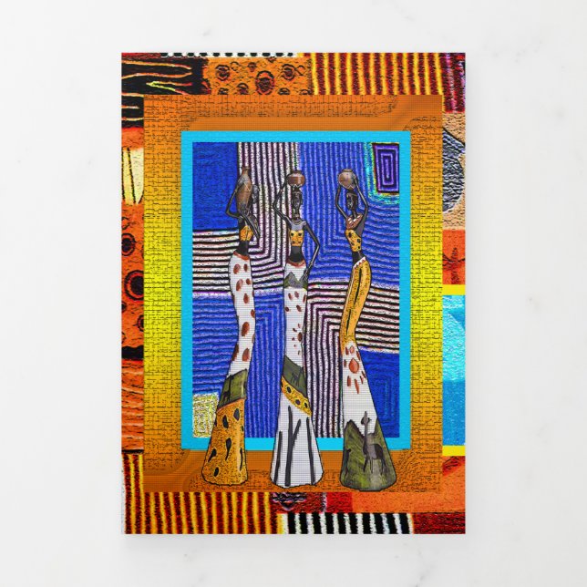 Tarjeta Tríptica Nubia (Foto de portada)