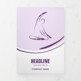 Tarjeta Tríptica Pilates Instructores Pilates Pose Pilates Resumen