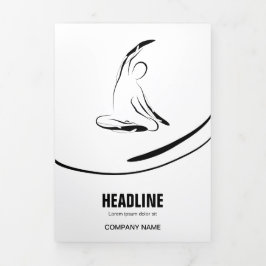 Tarjeta Tríptica Pilates Instructores Pilates Pose Pilates Resumen