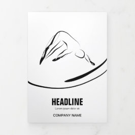 Tarjeta Tríptica Pilates Instructores Pilates Pose Pilates Resumen