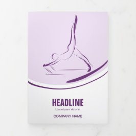 Tarjeta Tríptica Pilates Instructores Pilates Pose Pilates Resumen