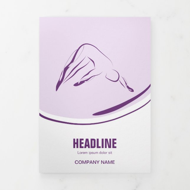 Tarjeta Tríptica Pilates Instructores Pilates Pose Pilates Resumen (Foto de portada)