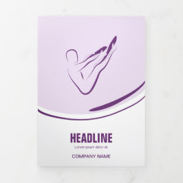 Tarjeta Tríptica Pilates Instructores Pilates Pose Pilates Resumen