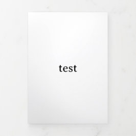 Tarjeta Tríptica prueba