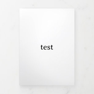 Tarjeta Tríptica prueba
