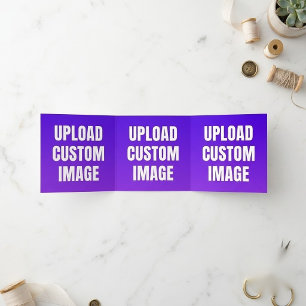 Tarjeta Tríptica Subir 6 imagen personalizada - Agrega la tuya para