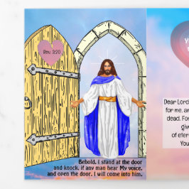 Tarjeta Tríptica Tracto de gospel de tiempo final