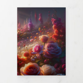 Tarjeta Tríptica Tracto de Jeremiah 9:23-24 KJV - La luz del SEÑOR