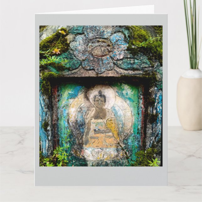 Tarjeta Tríptico de meditación (Anverso)