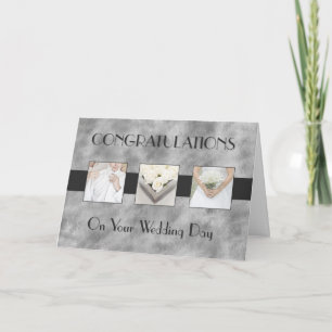 Tarjeta Tríptico del día de boda