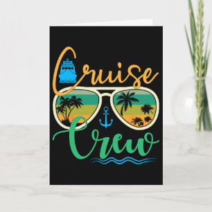 Tarjeta Tripulación de crucero 2025 Vacaciones familiares