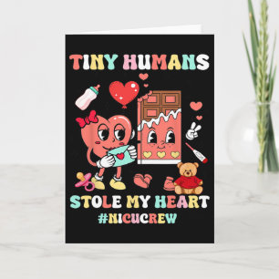Tarjeta Tripulación de Nicu Corazón de Chocolate Enfermera