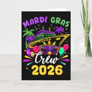 Tarjeta Tripulacion del crucero de Carnaval Mardi Gras 202
