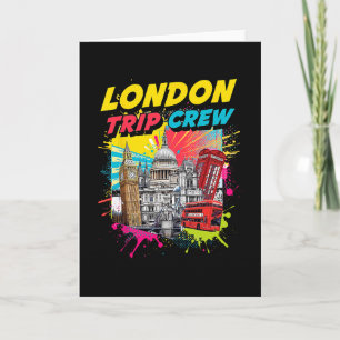 Tarjeta Tripulación del viaje a Londres Torre de San Pablo