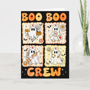 Tarjeta Tripulación Groovy Boo Boo Enfermera Divertido Fan
