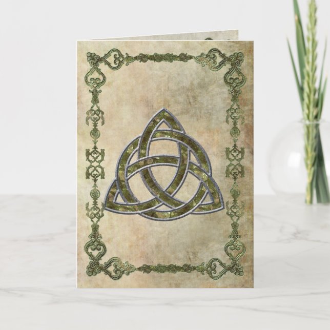 Tarjeta Triquetra natural (Anverso)