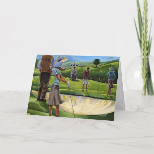 Tarjeta Trish Biddle - golf de las señoras