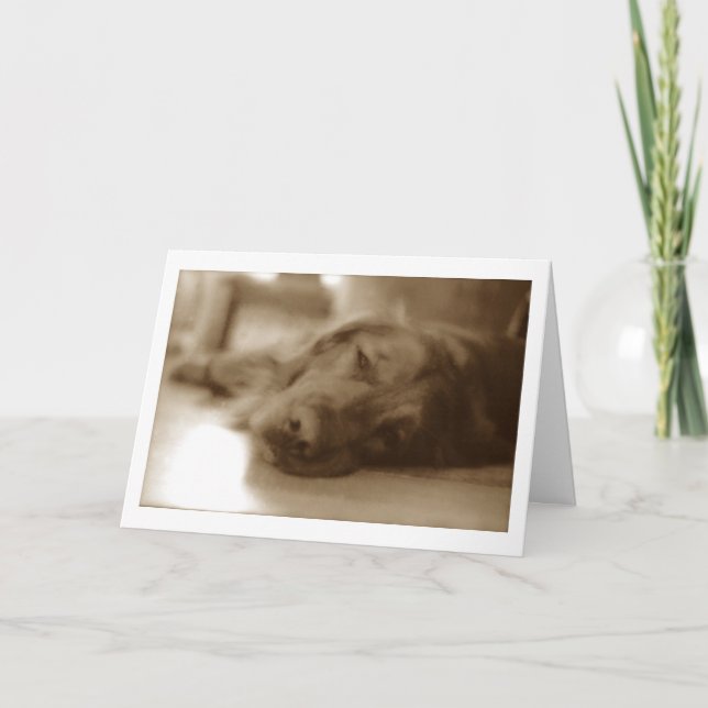 Tarjeta triste (Anverso)