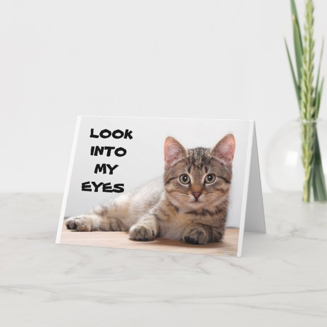 TARJETA TRISTE GATO POR DESAPARECER "TU CUMPLEAÑOS" (Anverso)