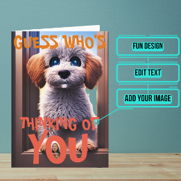 Tarjeta Triste pensamiento de los cachorros