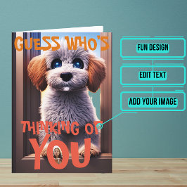 Tarjeta Triste pensamiento de los cachorros