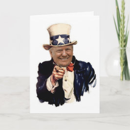Tarjeta Triunfo 2020 del tío Sam el | de Donald Trump el |