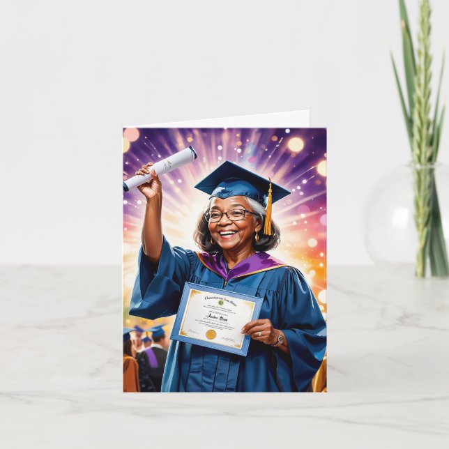 Tarjeta Triunfo de la sabiduría: Una graduación (Anverso)